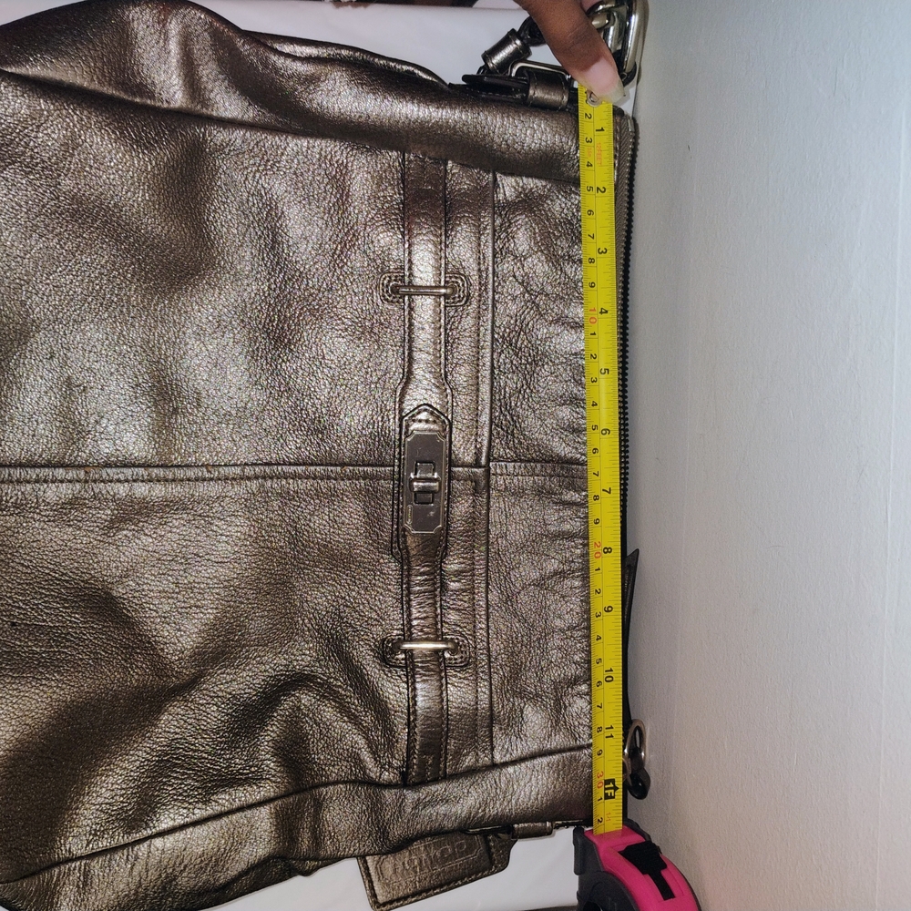 Coach Metallic Shoulder Bag - Picture 6 of 7